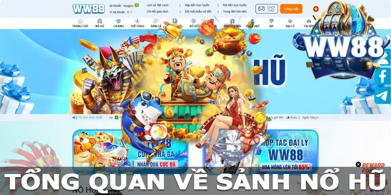 Khái quát về sảnh chơi nổ hũ WW88