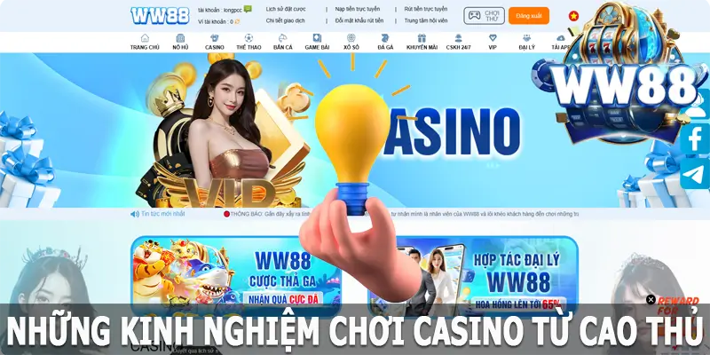 Những kinh nghiệm chơi casino từ cao thủ