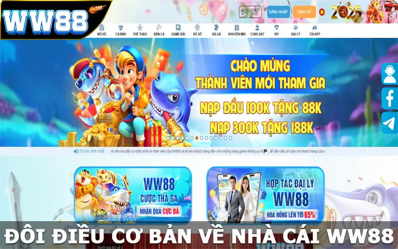 Đôi điều cơ bản về nhà cái WW88