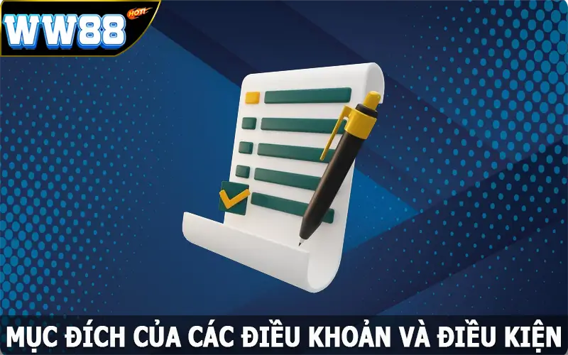 Mục đích của các điều khoản và điều kiện