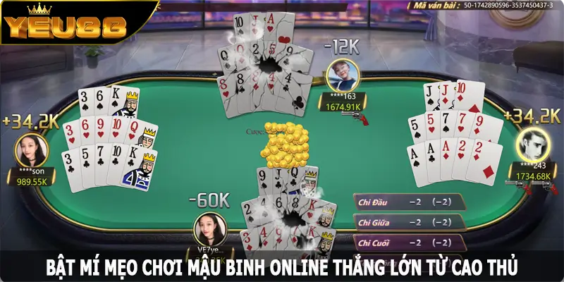 Bật mí mẹo chơi mậu binh online thắng lớn từ cao thủ