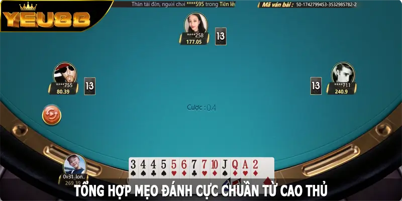 Tổng hợp mẹo đánh cực chuần từ cao thủ của Yeu88