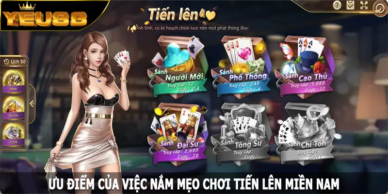 Ưu điểm của việc nắm mẹo chơi tiến lên Miền Nam